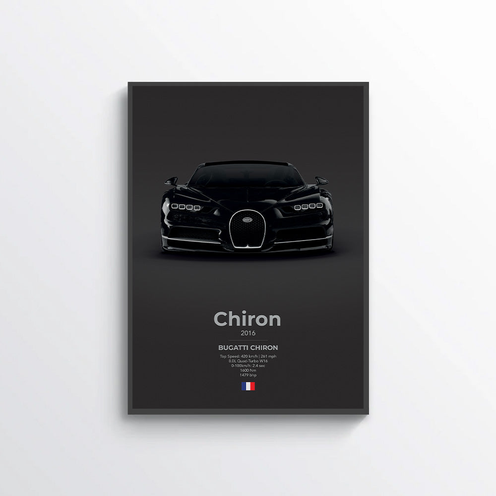 Bugatti Chiron Poster