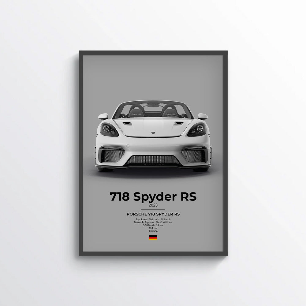 Porsche 718 Spyder RS Poster