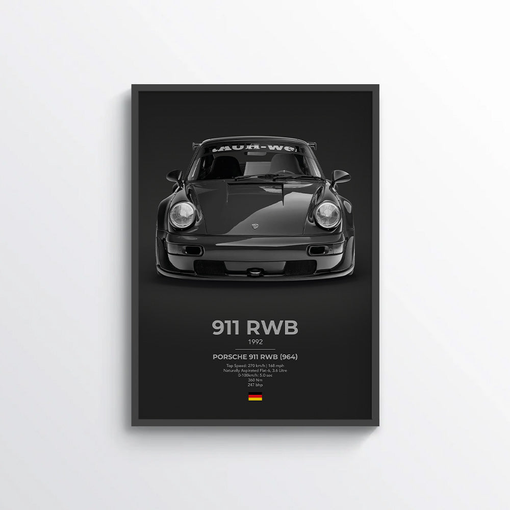 Porsche 911 RWB (946) Poster