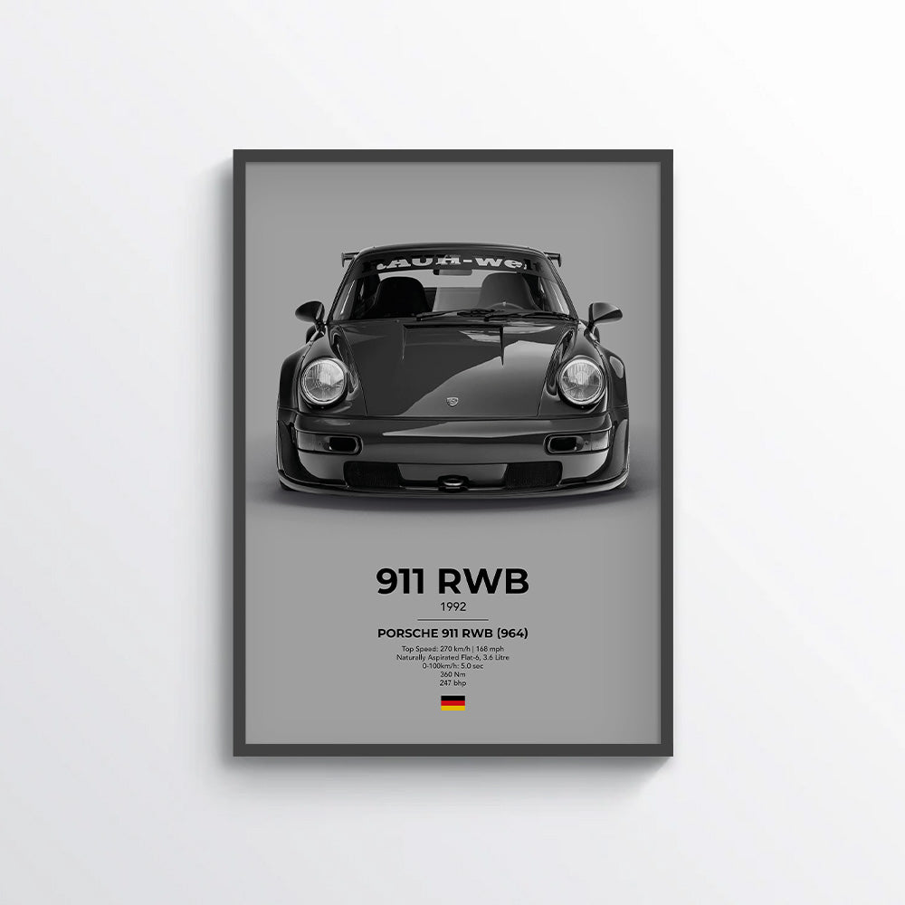 Porsche 911 RWB (946) Poster