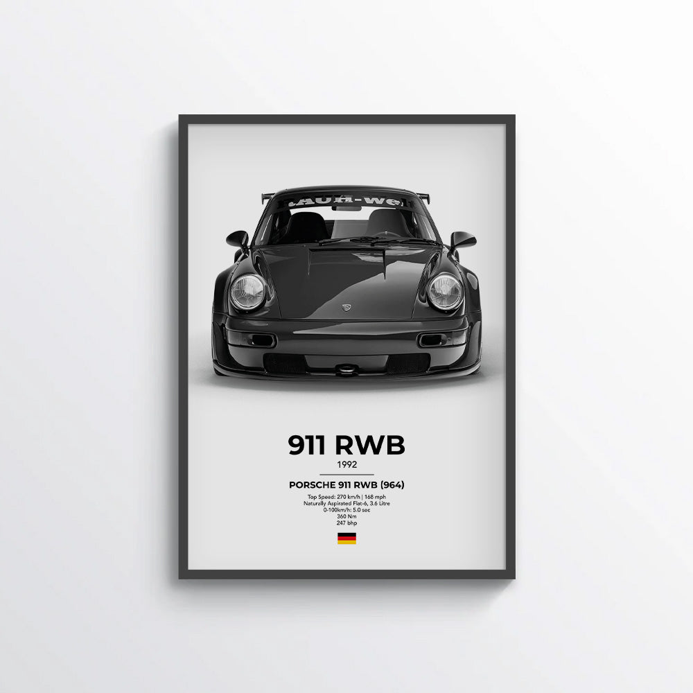 Porsche 911 RWB (946) Poster