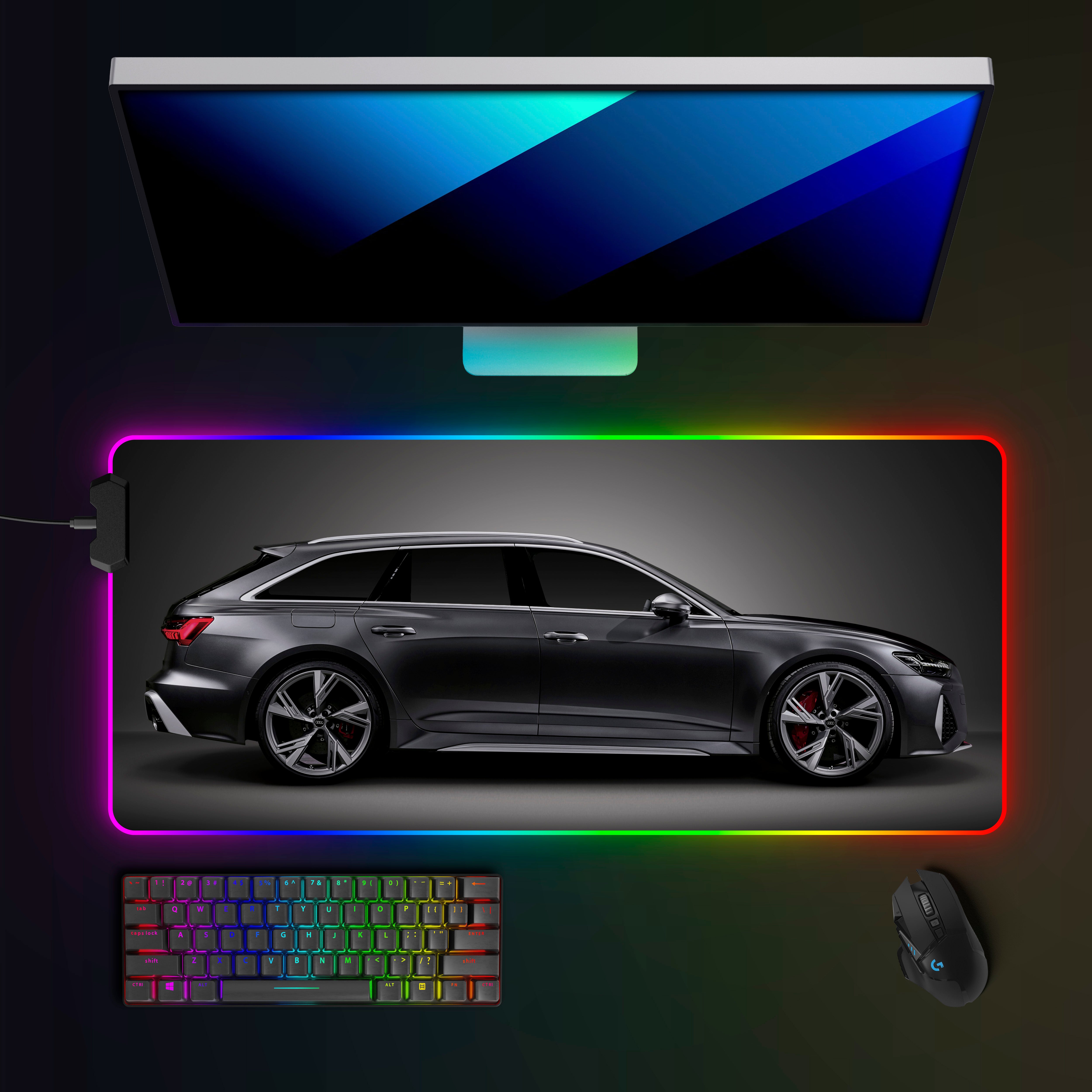 Audi RS6 Avant (C8) RGB Mousepad