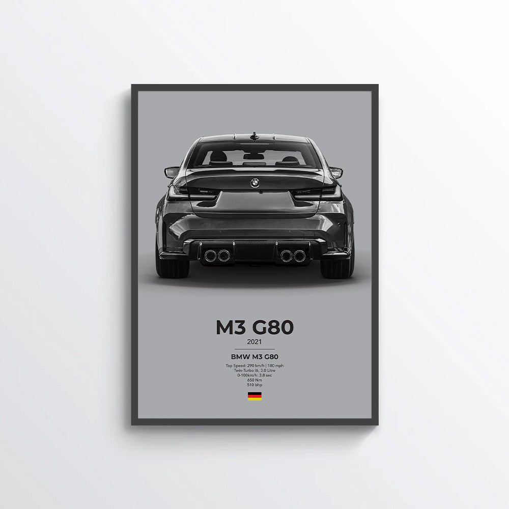 BMW M3 G80 Poster