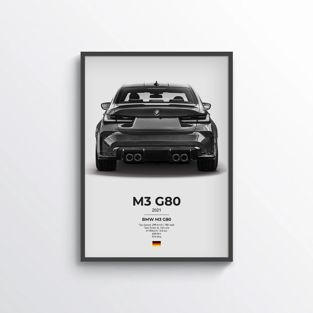 BMW M3 G80 Poster