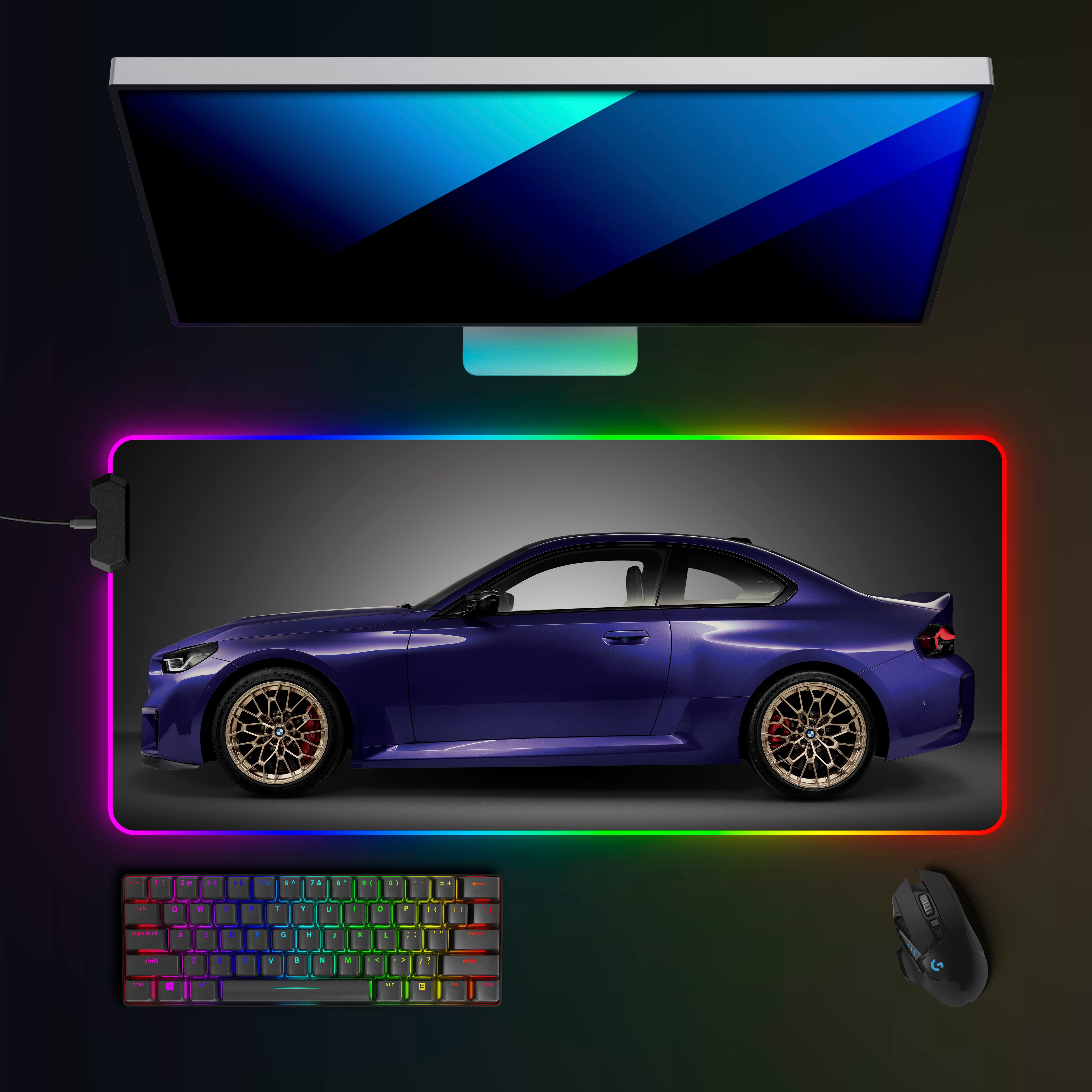 BMW M2 (G87) RGB Mousepad