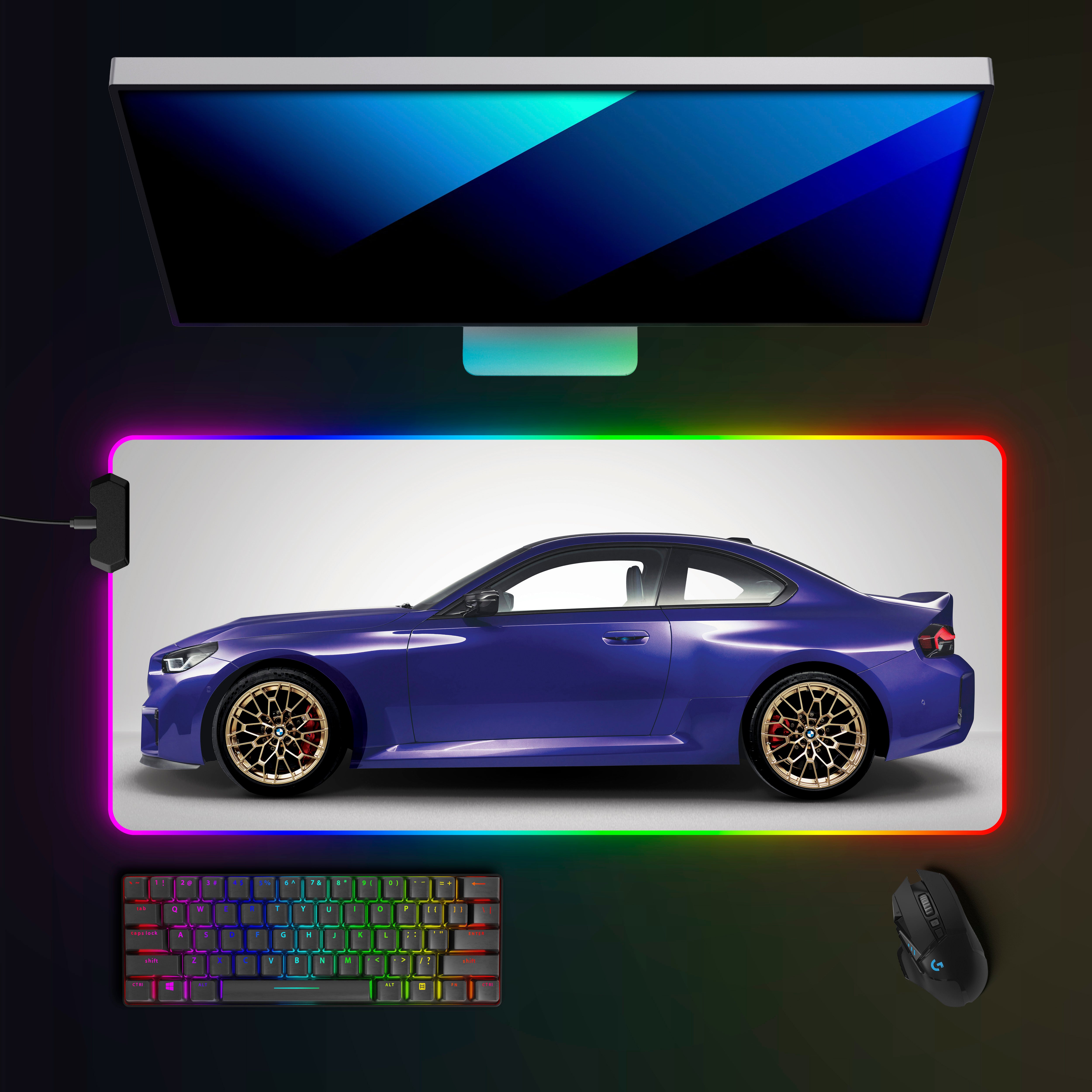 BMW M2 (G87) RGB Mousepad