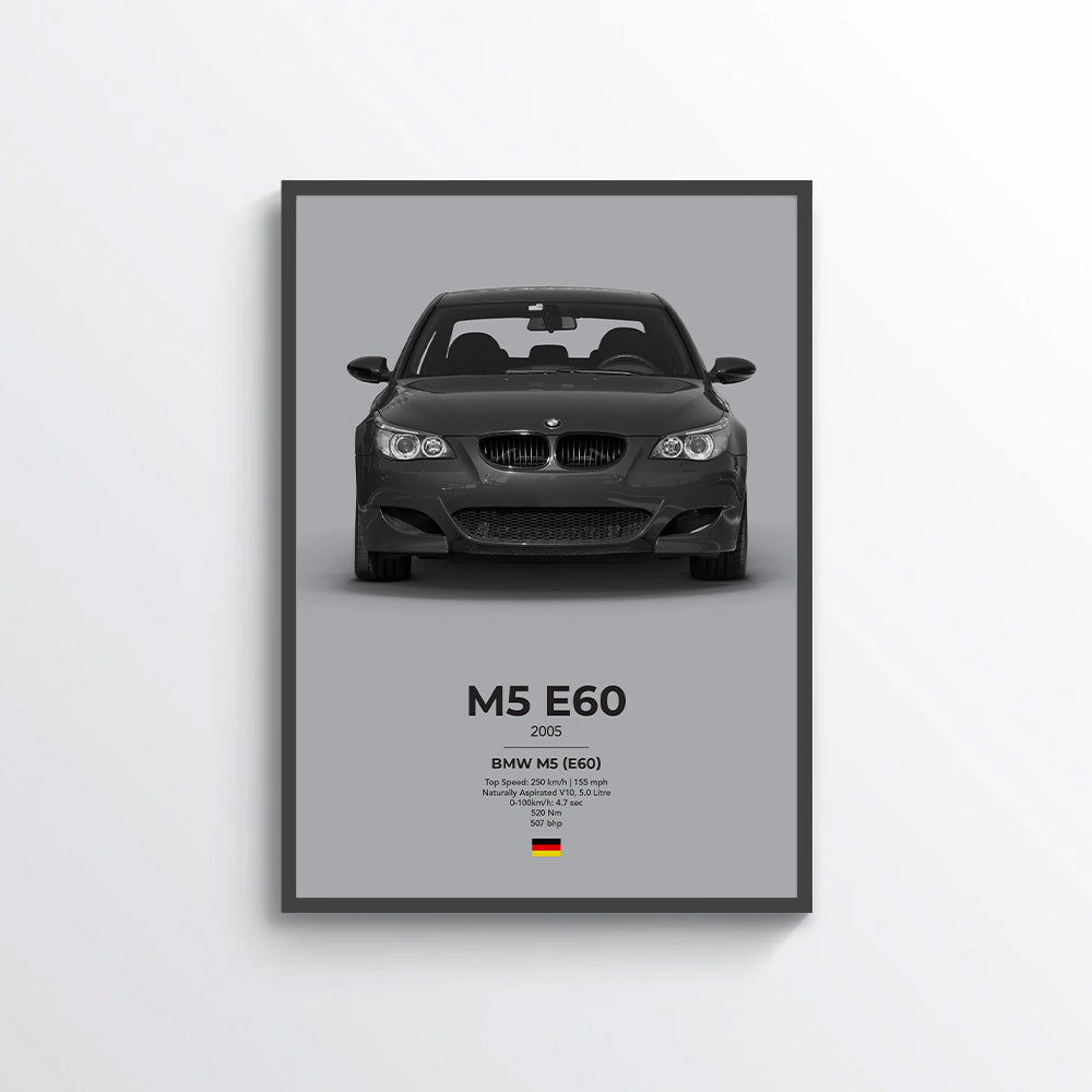 BMW M5 E60 Poster