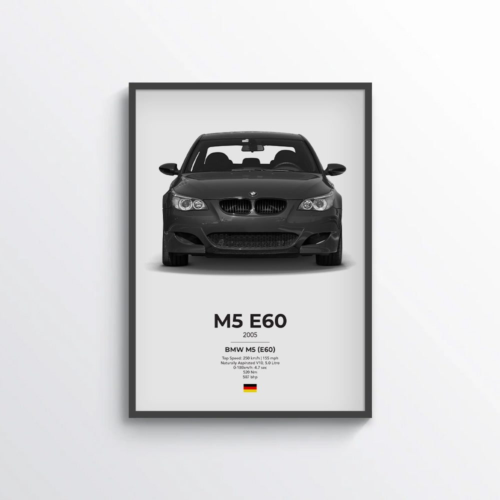 BMW M5 E60 Poster