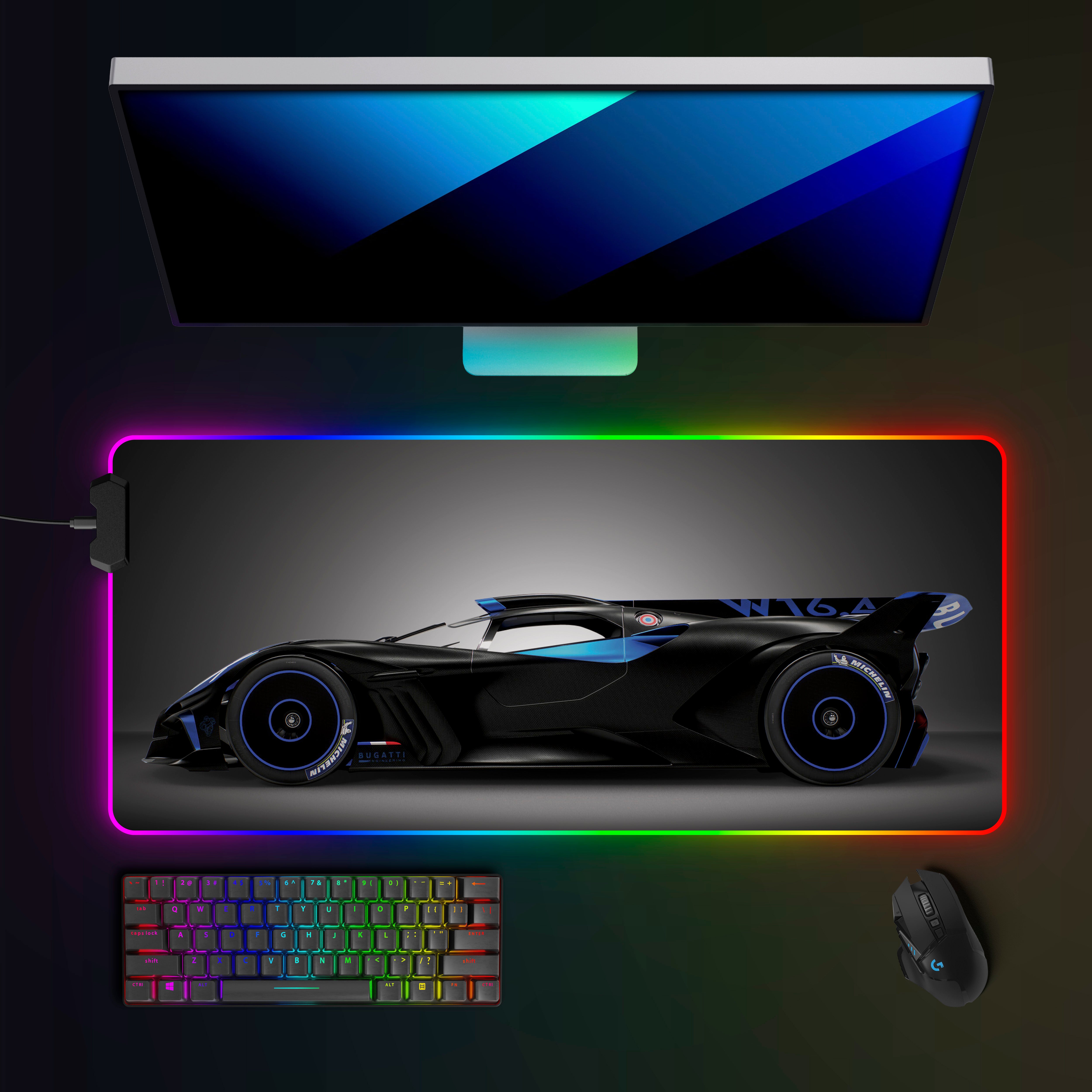 Bugatti Bolid RGB Mousepad