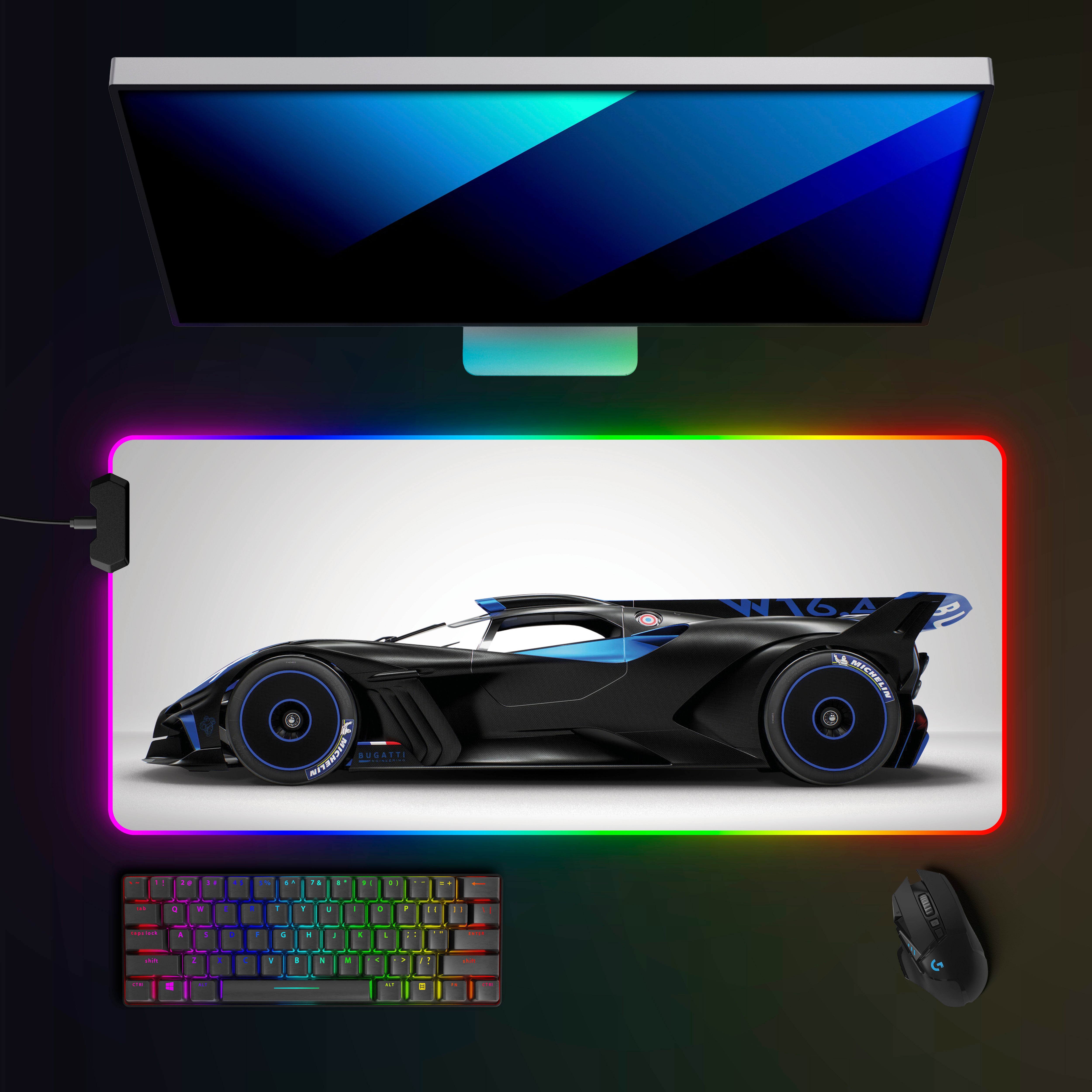 Bugatti Bolid RGB Mousepad