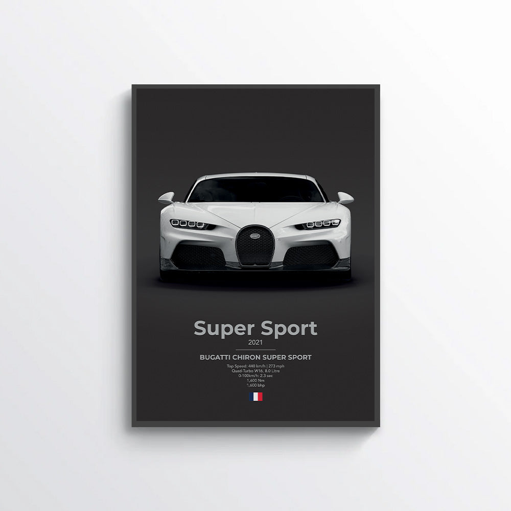 Bugatti Chiron Super Sport Poster