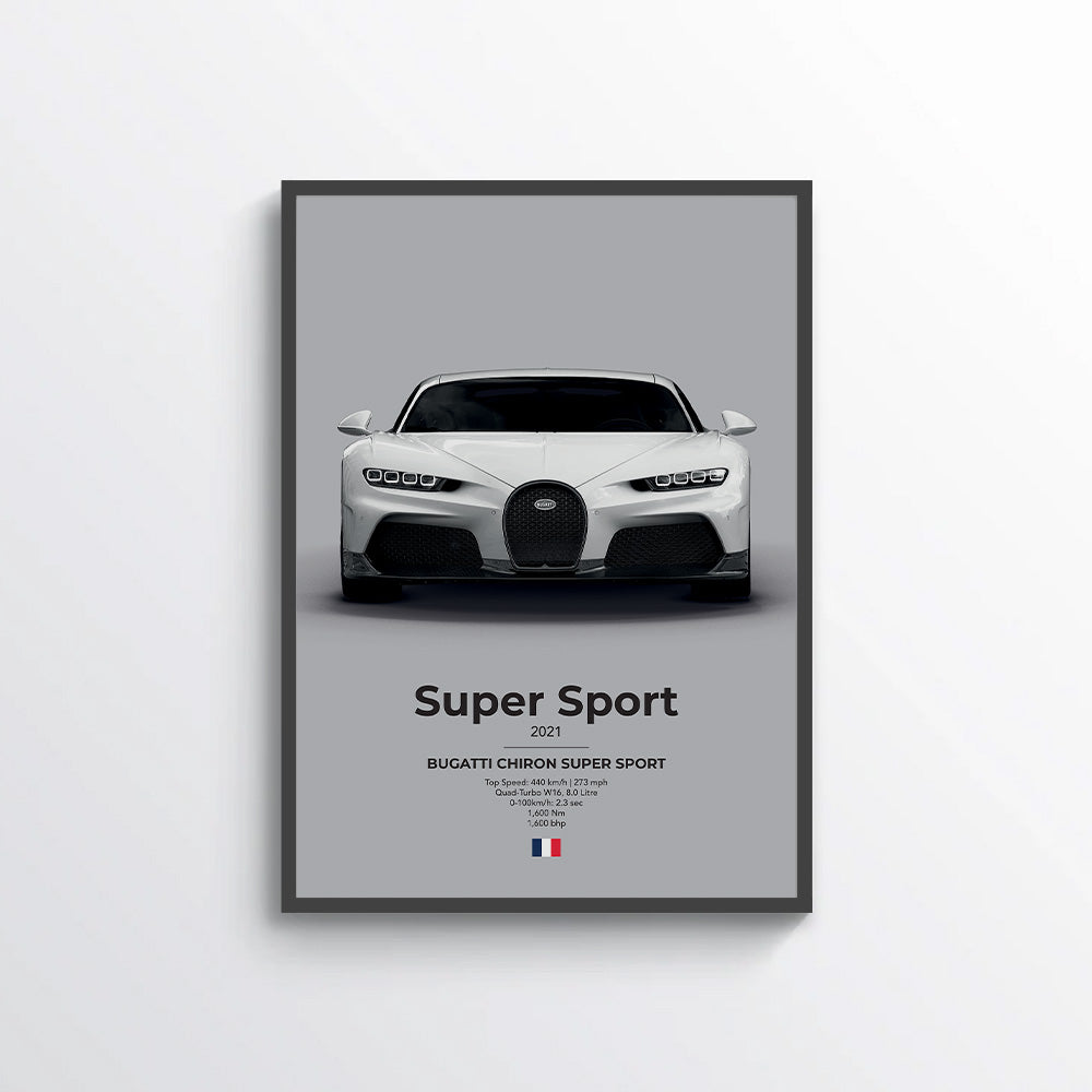 Bugatti Chiron Super Sport Poster