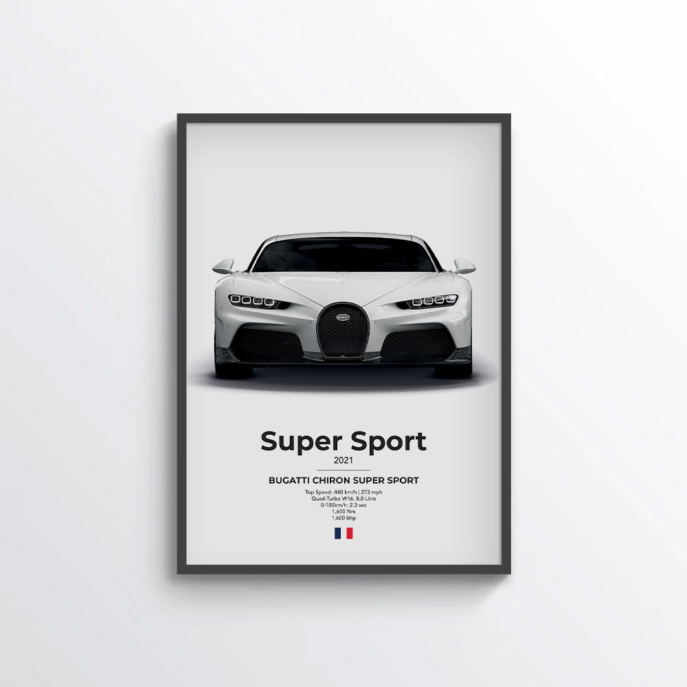 Bugatti Chiron Super Sport Poster