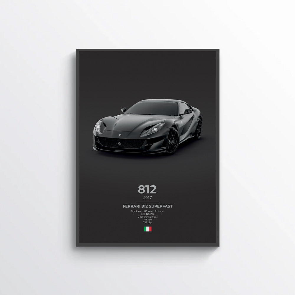Ferrari 812 Superfast Poster