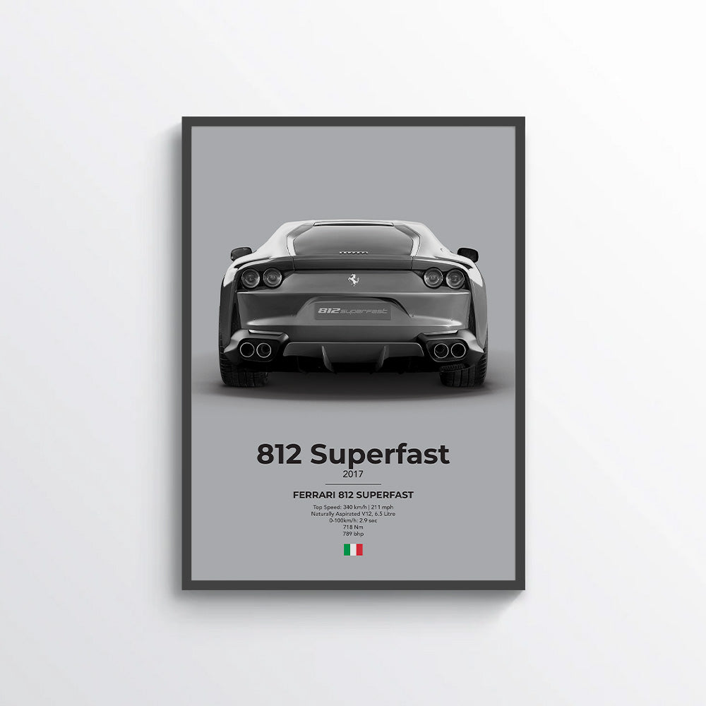 Ferrari 812 Superfast Poster