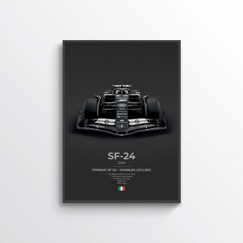 Formula 1 Ferrari SF-24 - Charles Lecler Poster
