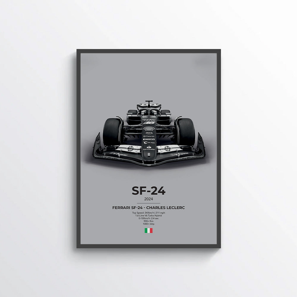 Formula 1 Ferrari SF-24 - Charles Lecler Poster