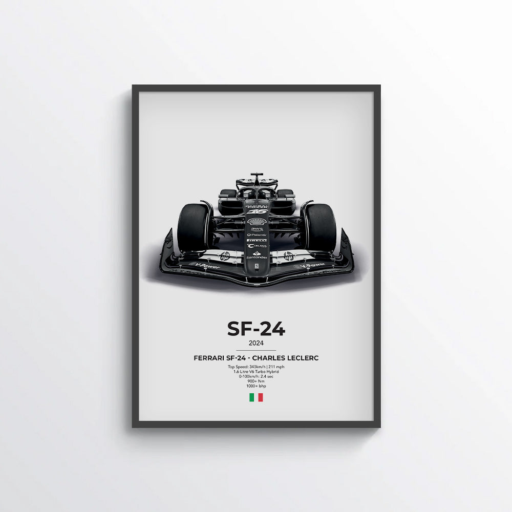Formula 1 Ferrari SF-24 - Charles Lecler Poster