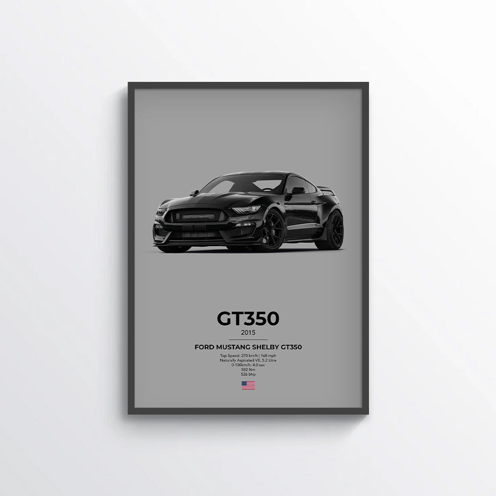 Ford Mustang Shelby GT350 Poster