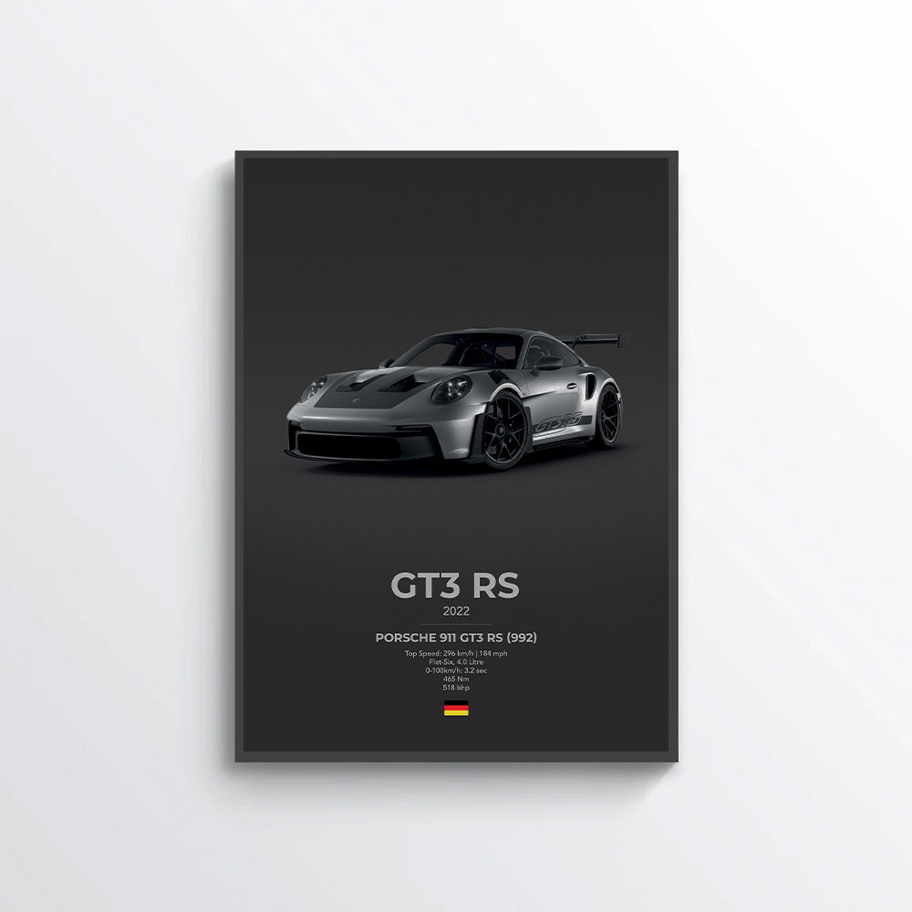 Póster Porsche 911 GT3 RS (992)