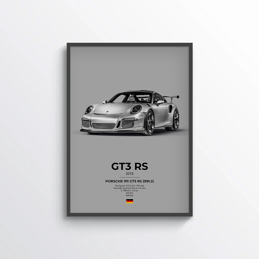 Porsche 911 GT3 RS (991.2) Poster