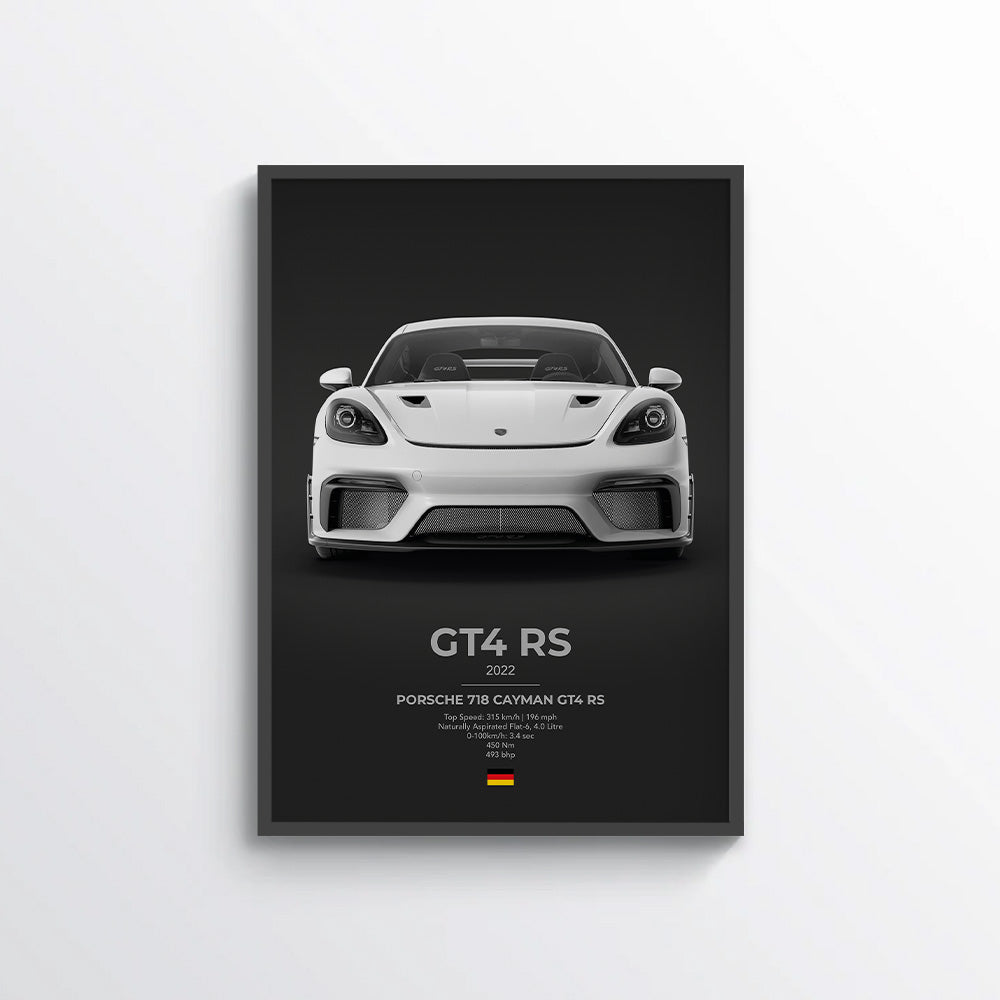 Porsche 718 Cayman GT4 RS Poster