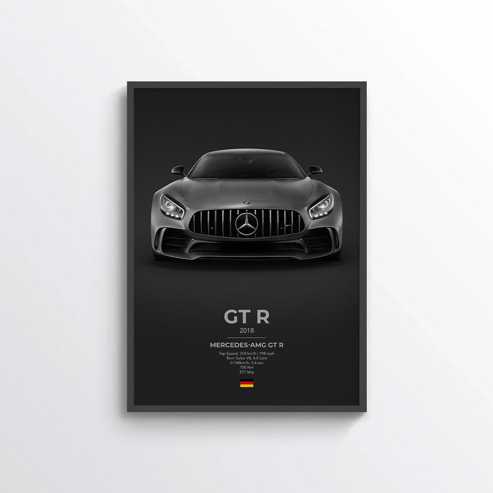 Mercedes AMG GT-R Poster