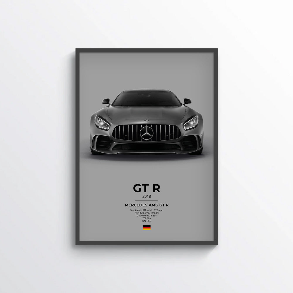 Mercedes AMG GT-R Poster