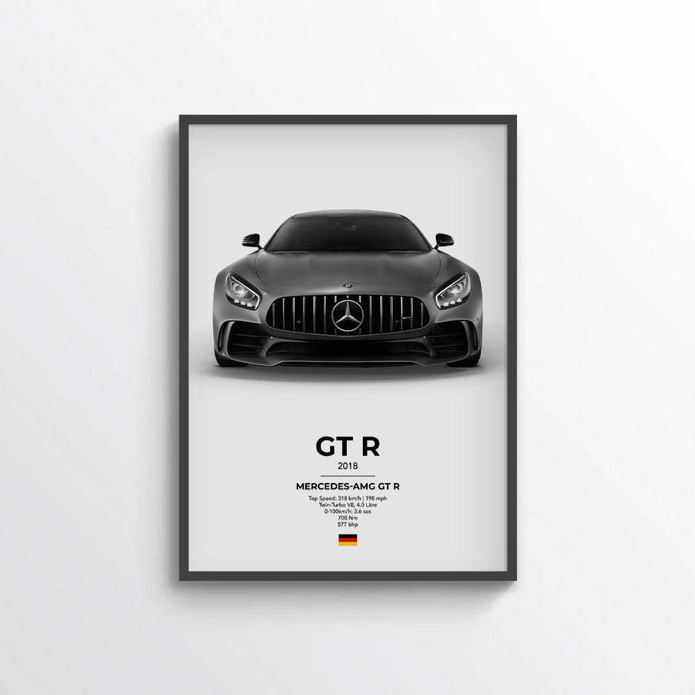 Mercedes AMG GT-R Poster