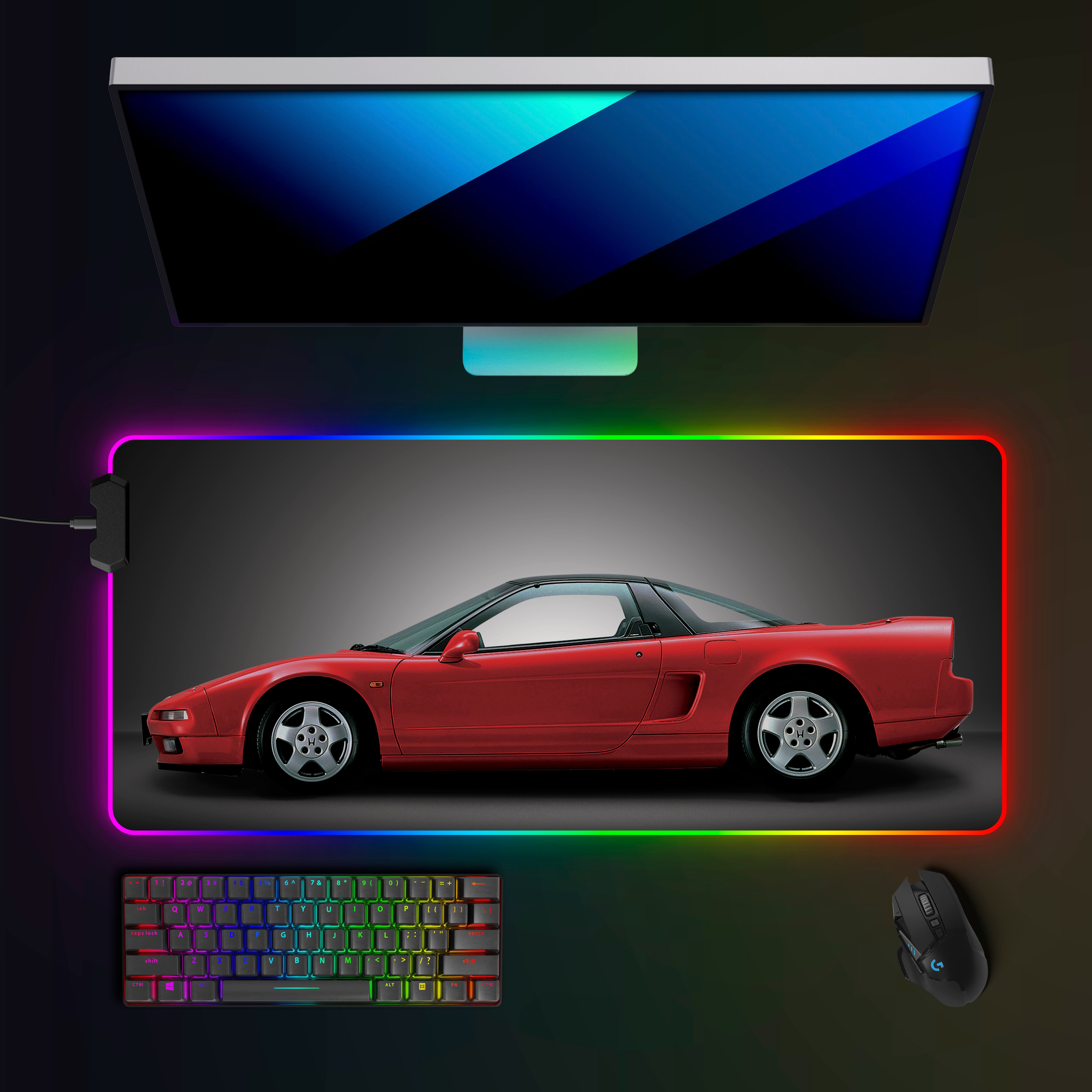 Honda NSX RGB Mousepad