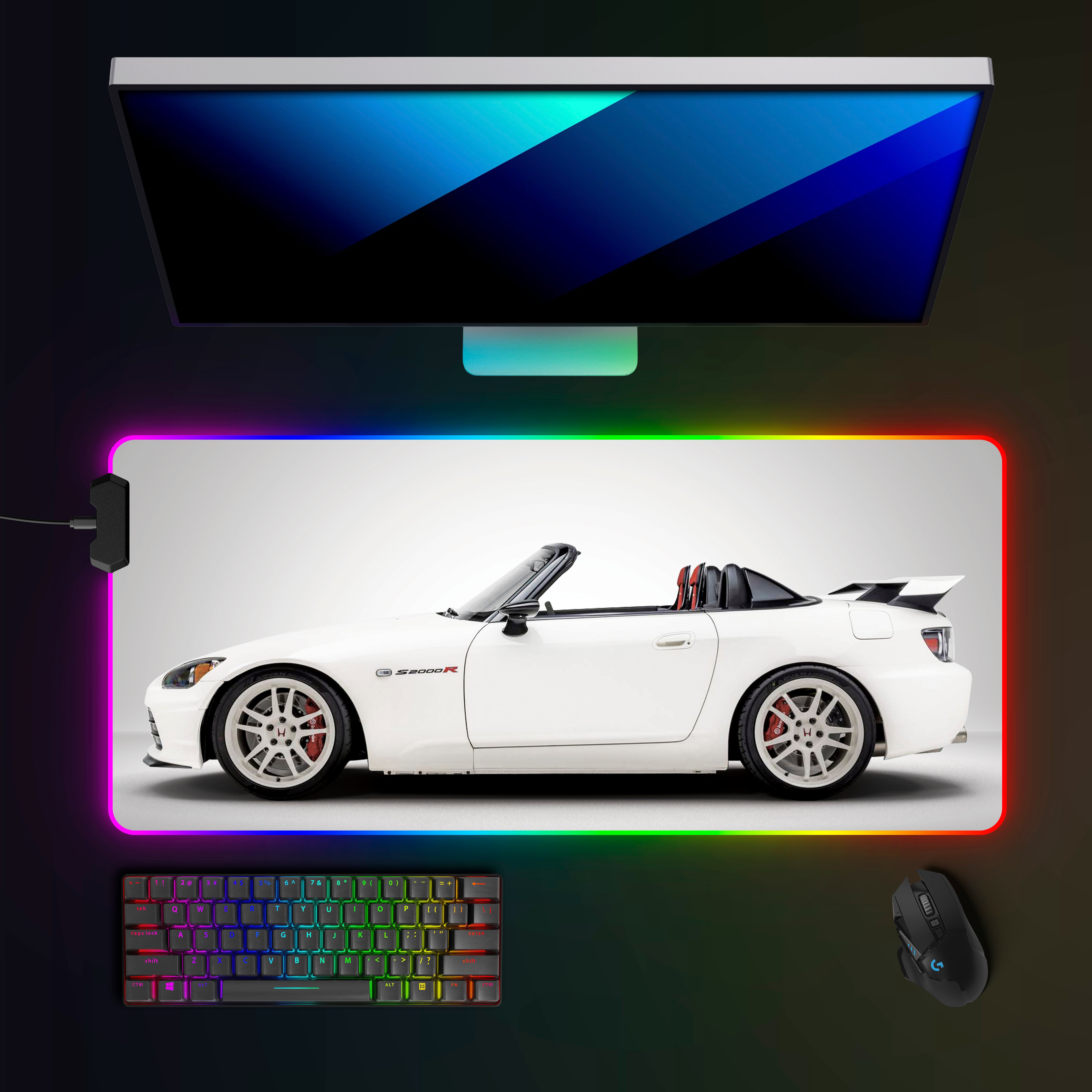 Honda S2000 RGB Mousepad