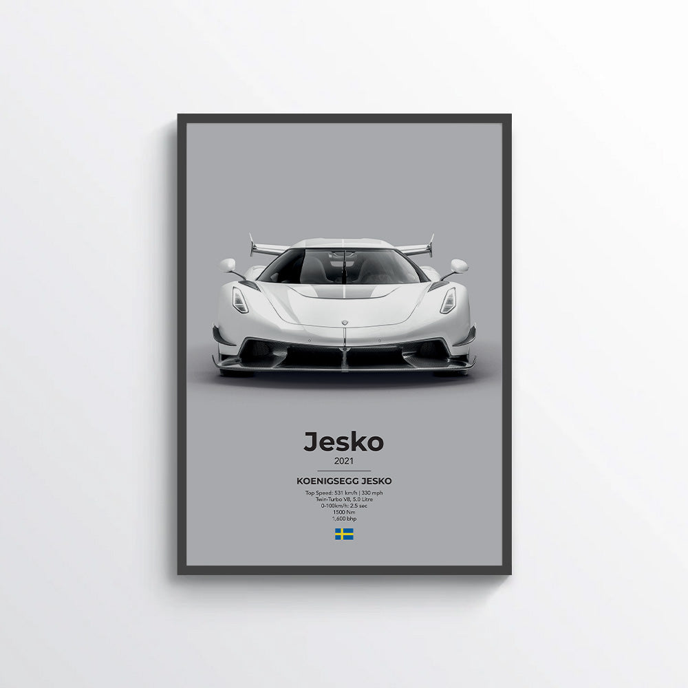 Koenigsegg Jesko Poster