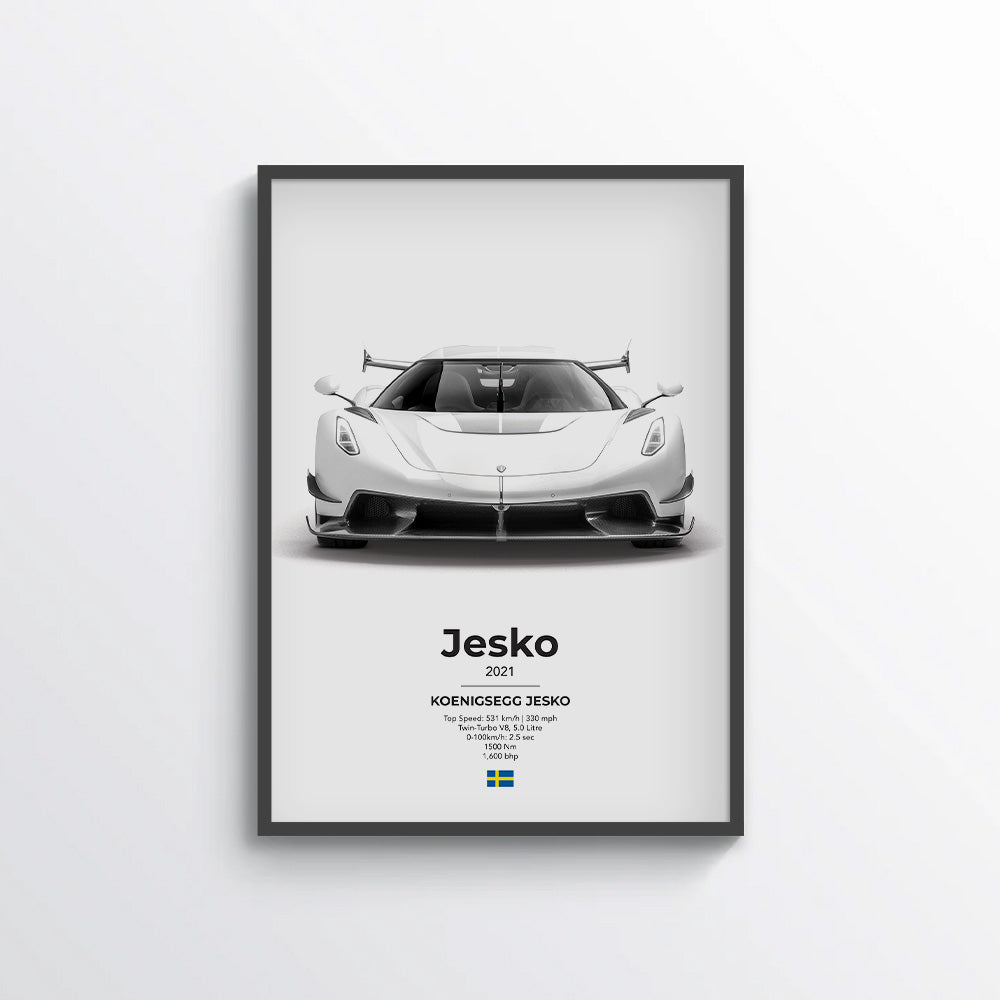 Koenigsegg Jesko Poster