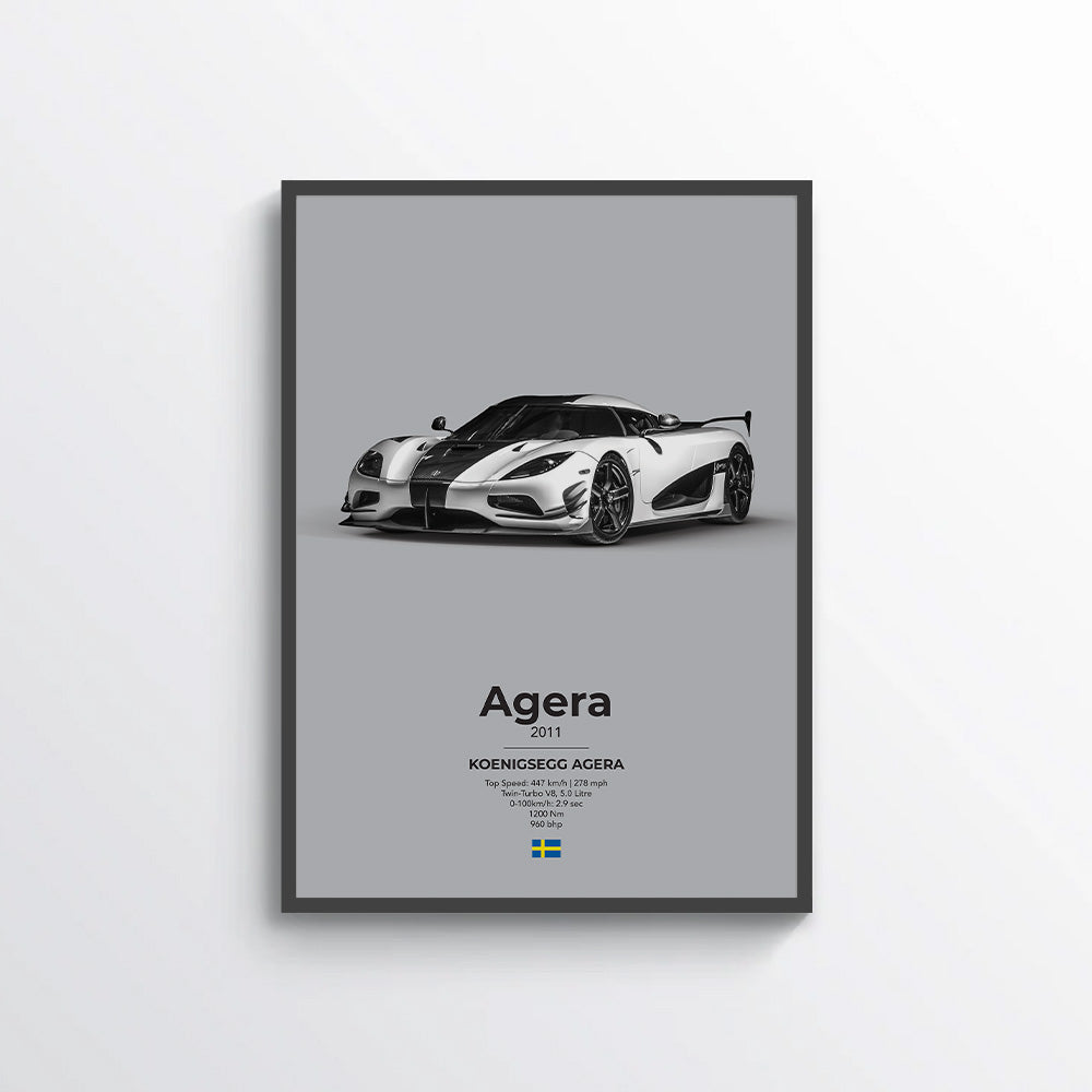 Koenigsegg Agera RS Poster Poster