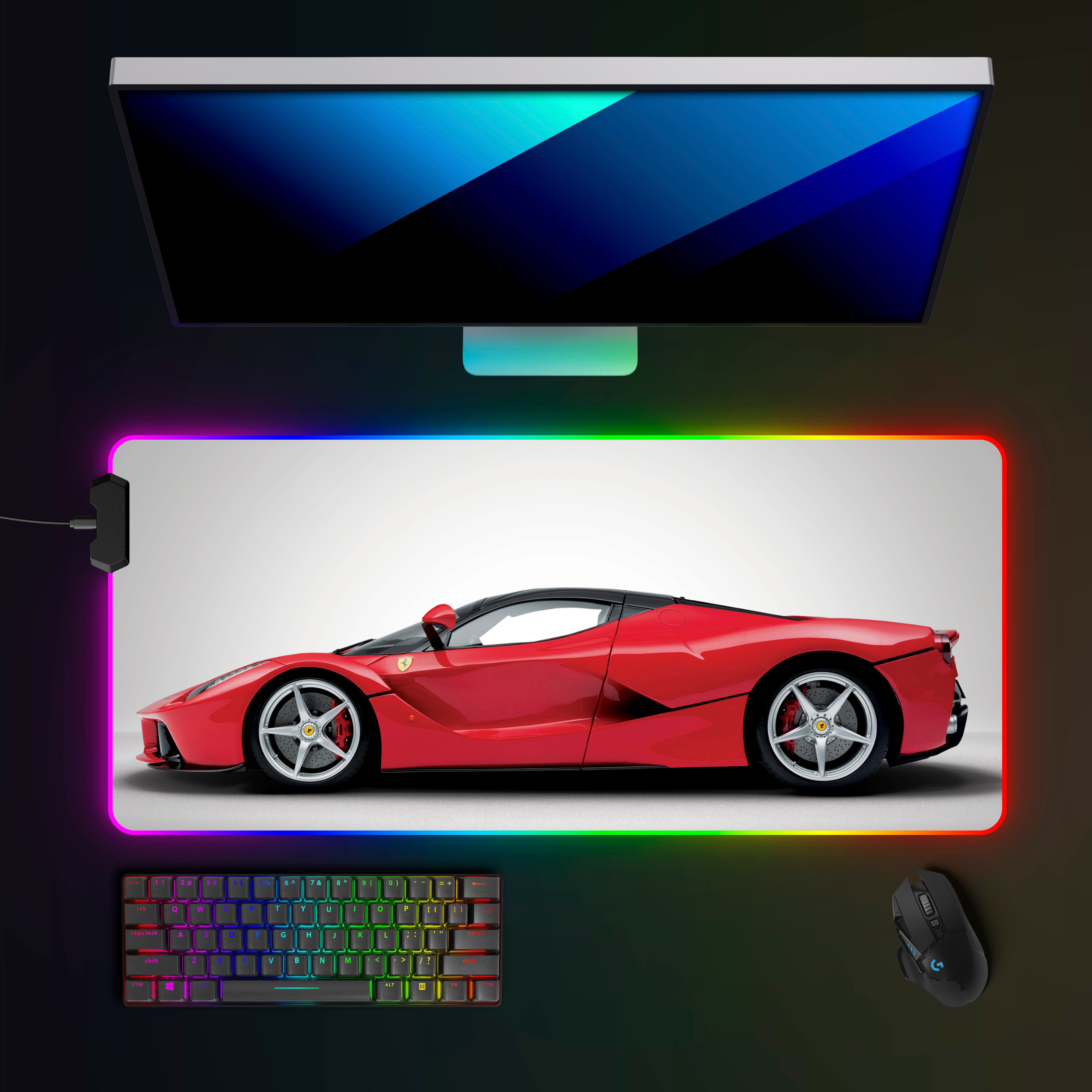 Ferrari LaFerrari RGB Mousepad