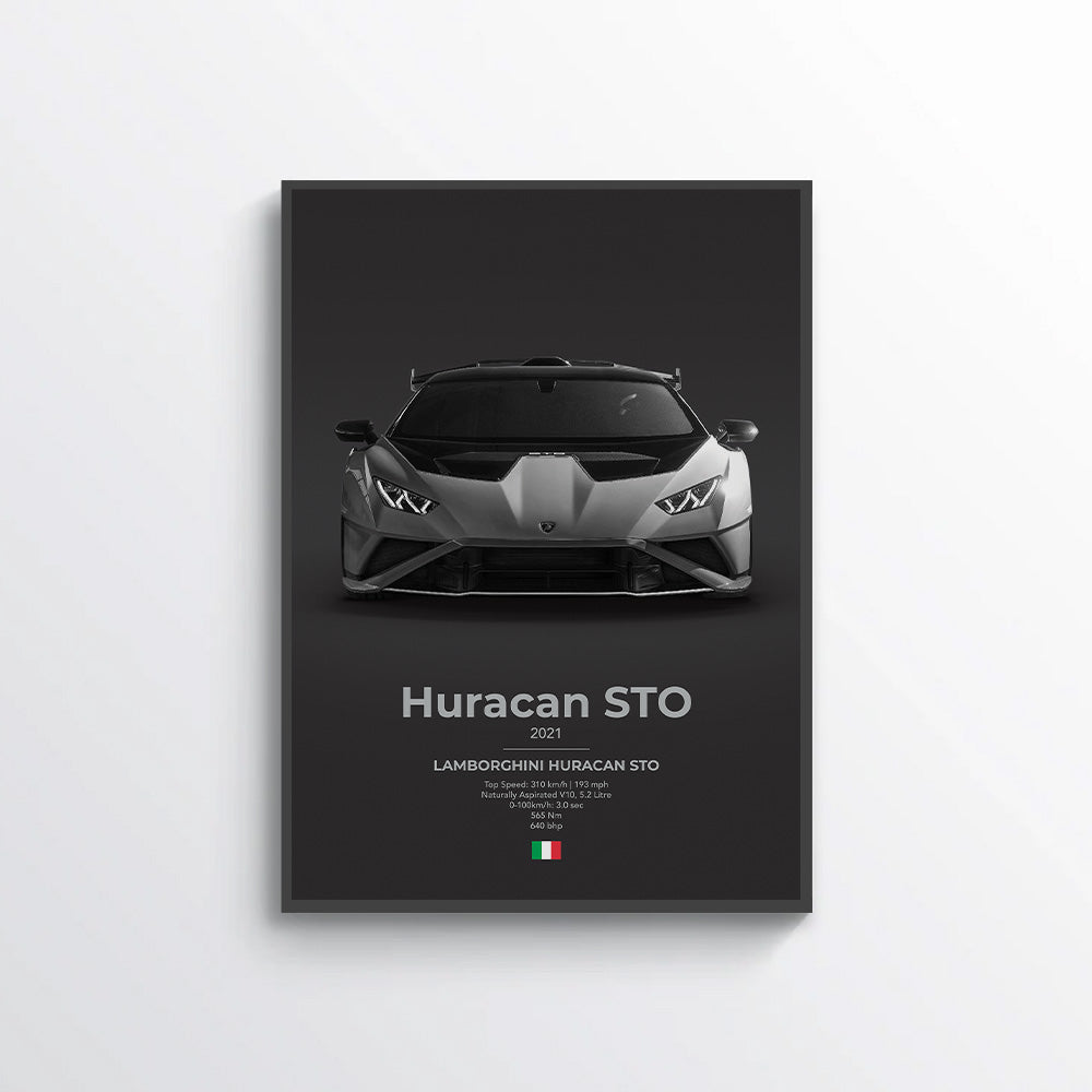 Lamborghini Huracan STO LP 640-2 Poster
