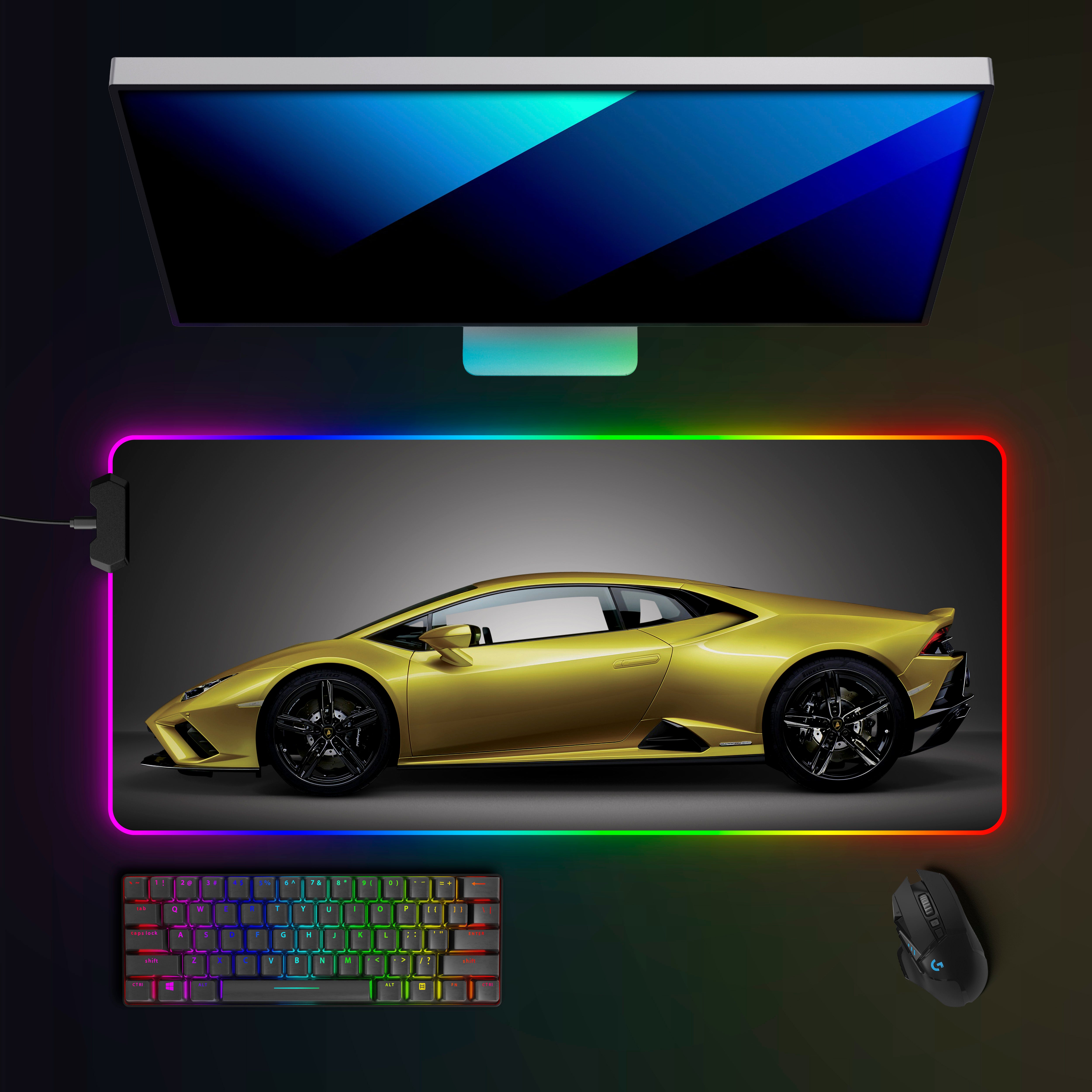 Lamborghini Huracan EVO RGB Mousepad