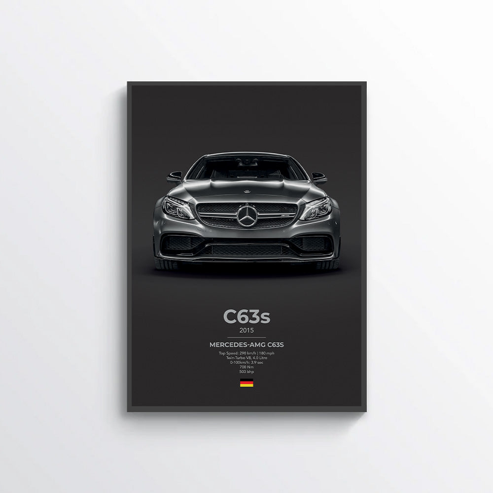 Mercedes AMG C63s Coupe Poster