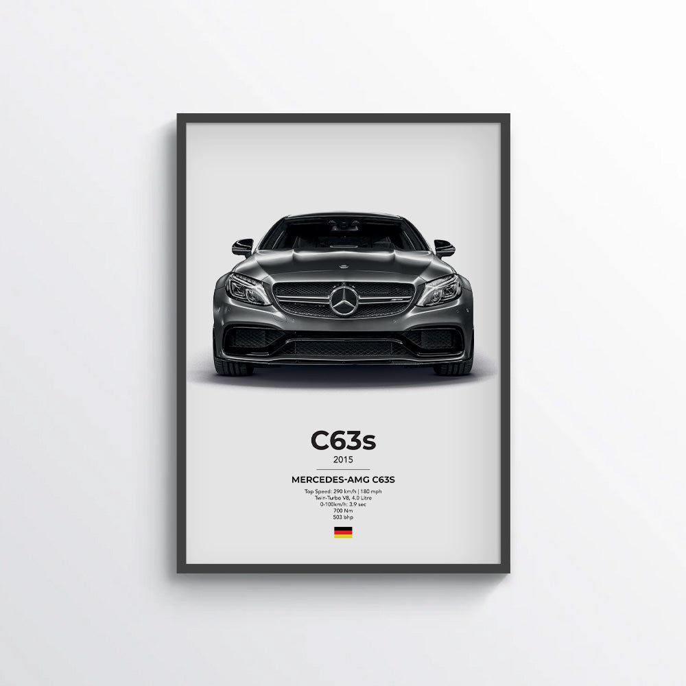 Mercedes AMG C63s Coupe Poster