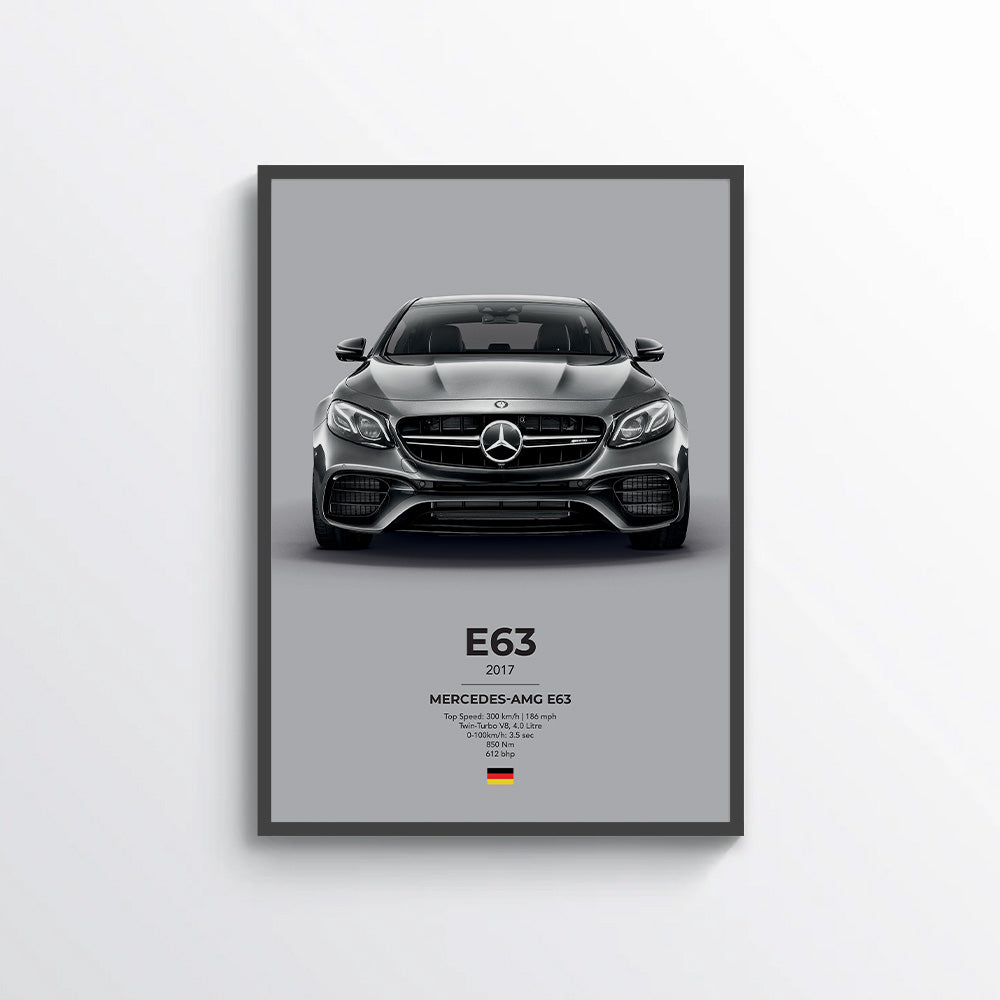 Mercedes AMG E63 Poster