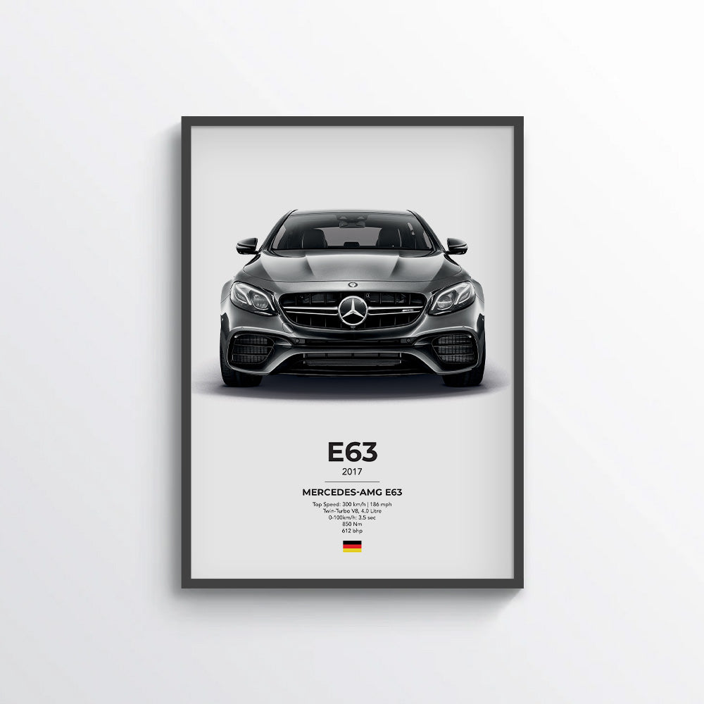 Mercedes AMG E63 Poster