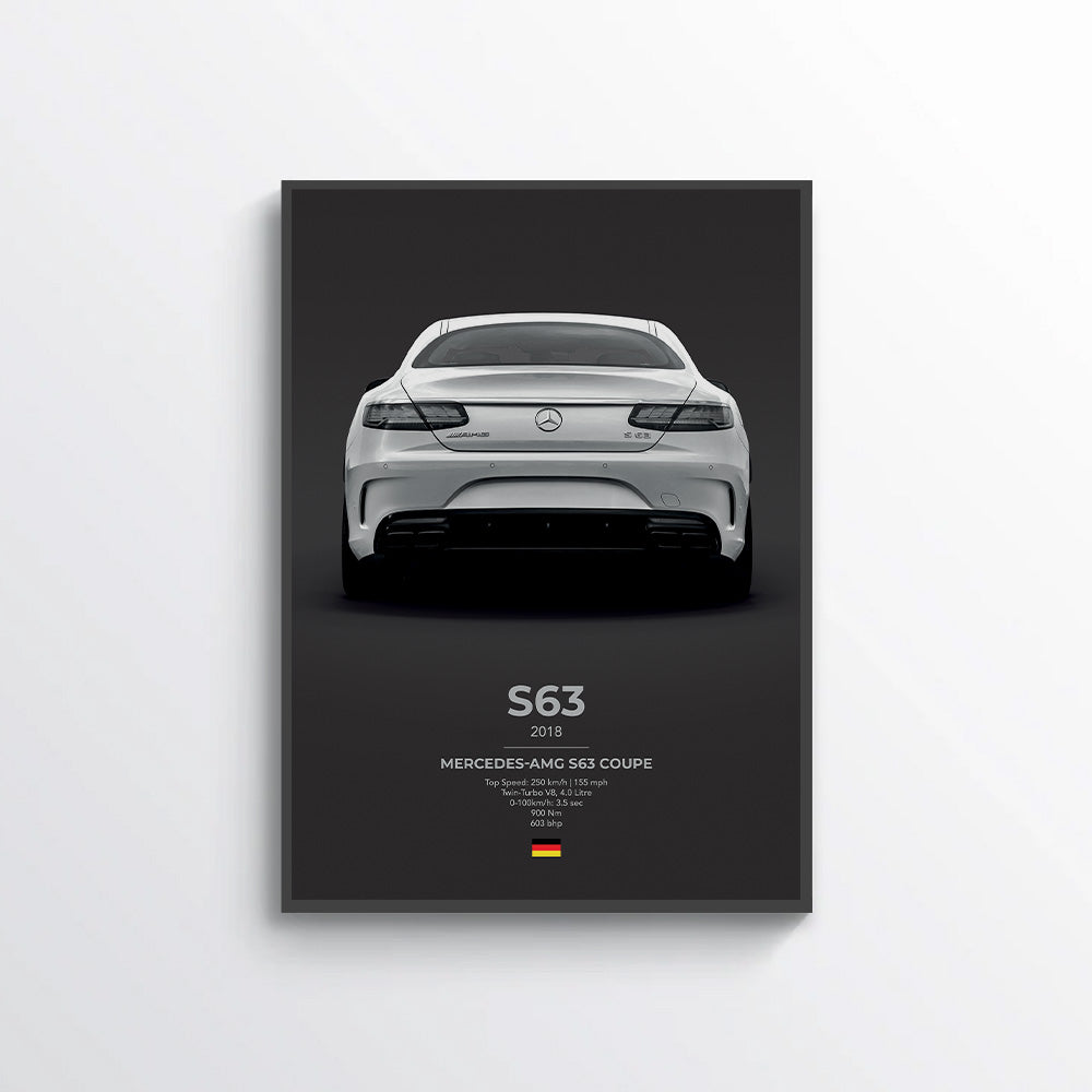 Mercedes AMG S63 Coupe Poster