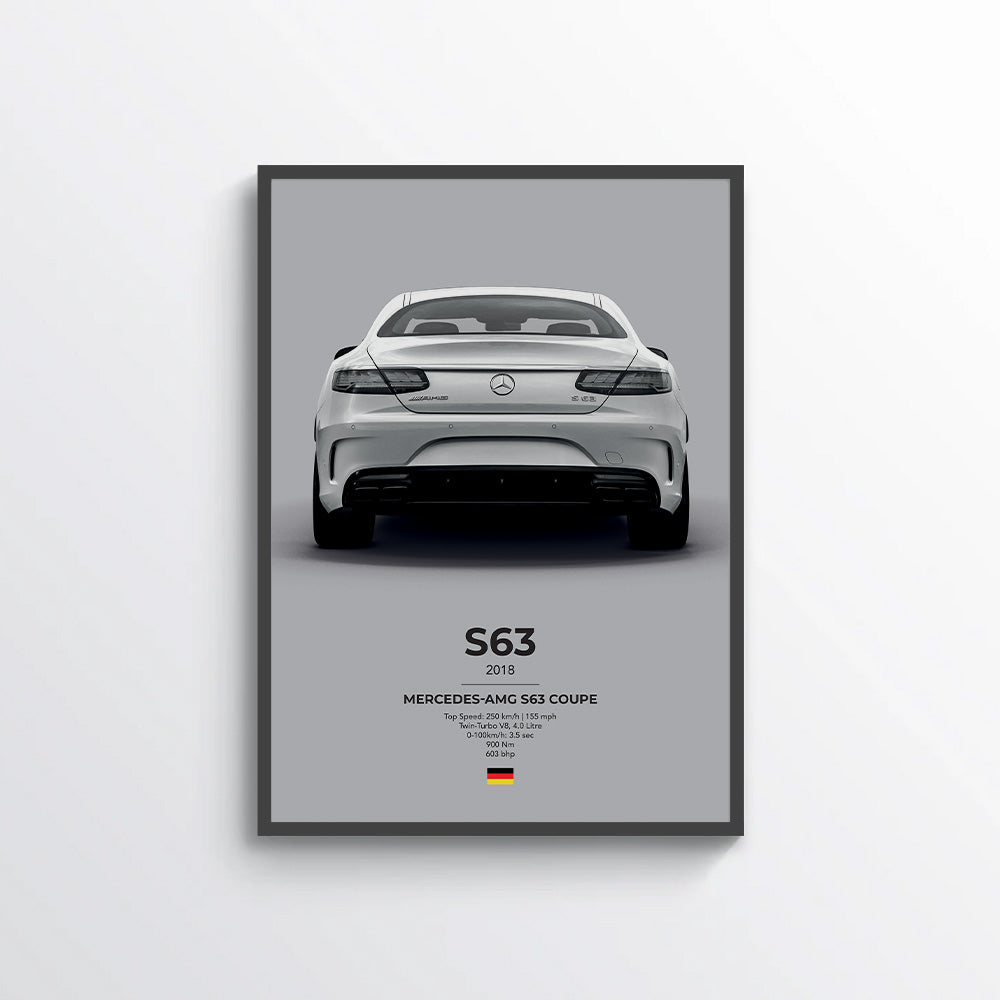 Mercedes AMG S63 Coupe Poster