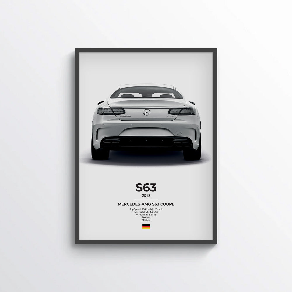 Mercedes AMG S63 Coupe Poster
