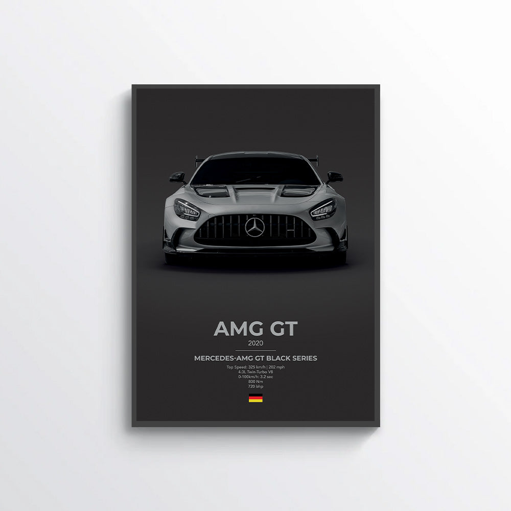 Póster Mercedes AMG GT Black Series