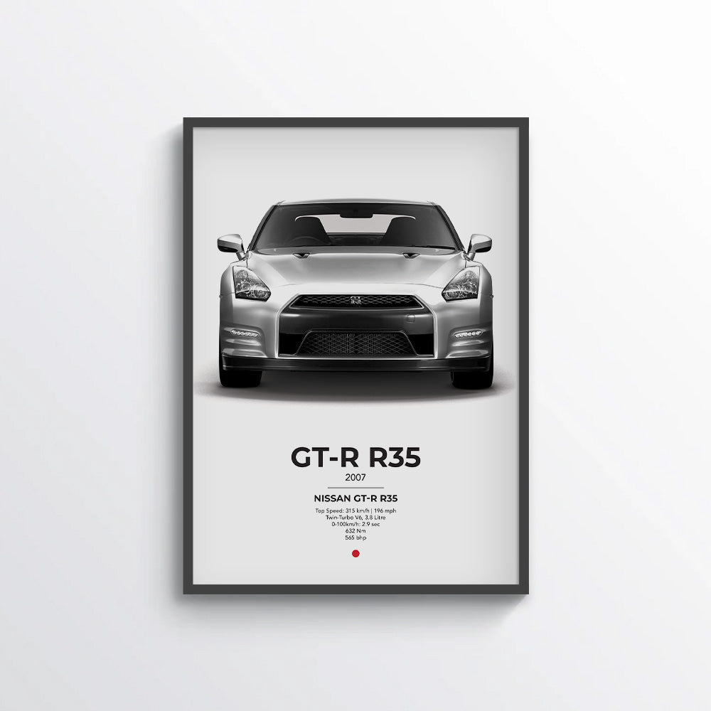 Nissan GT-R R35 Poster