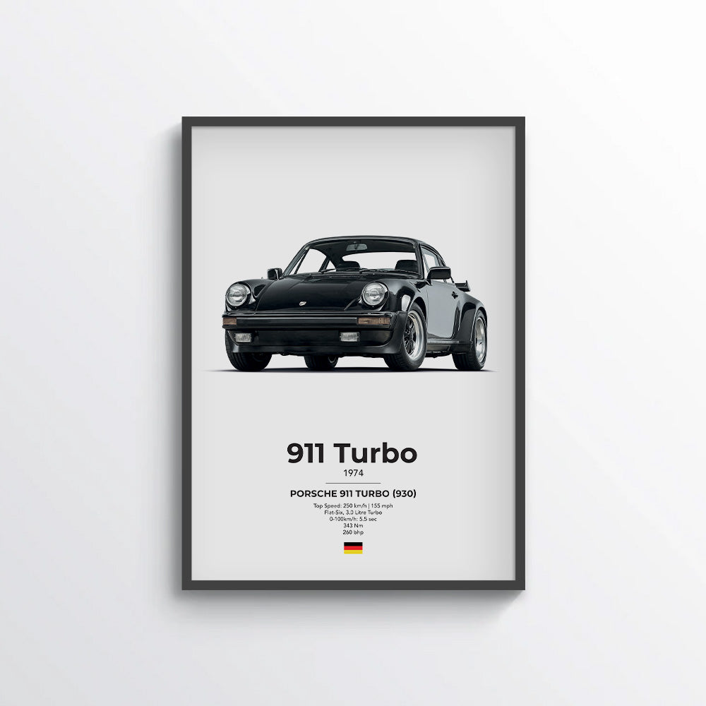 Porsche 911 Turbo (930) Poster