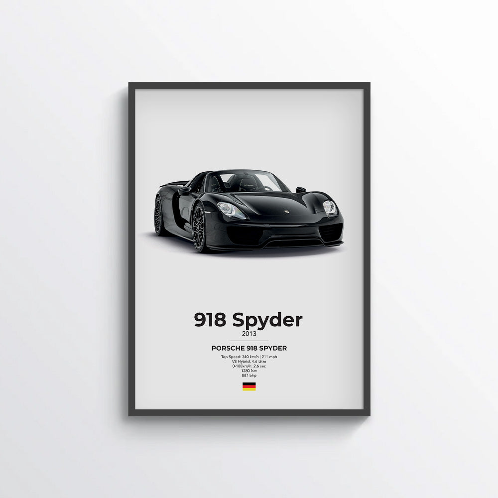 Porsche 918 Spyder Poster