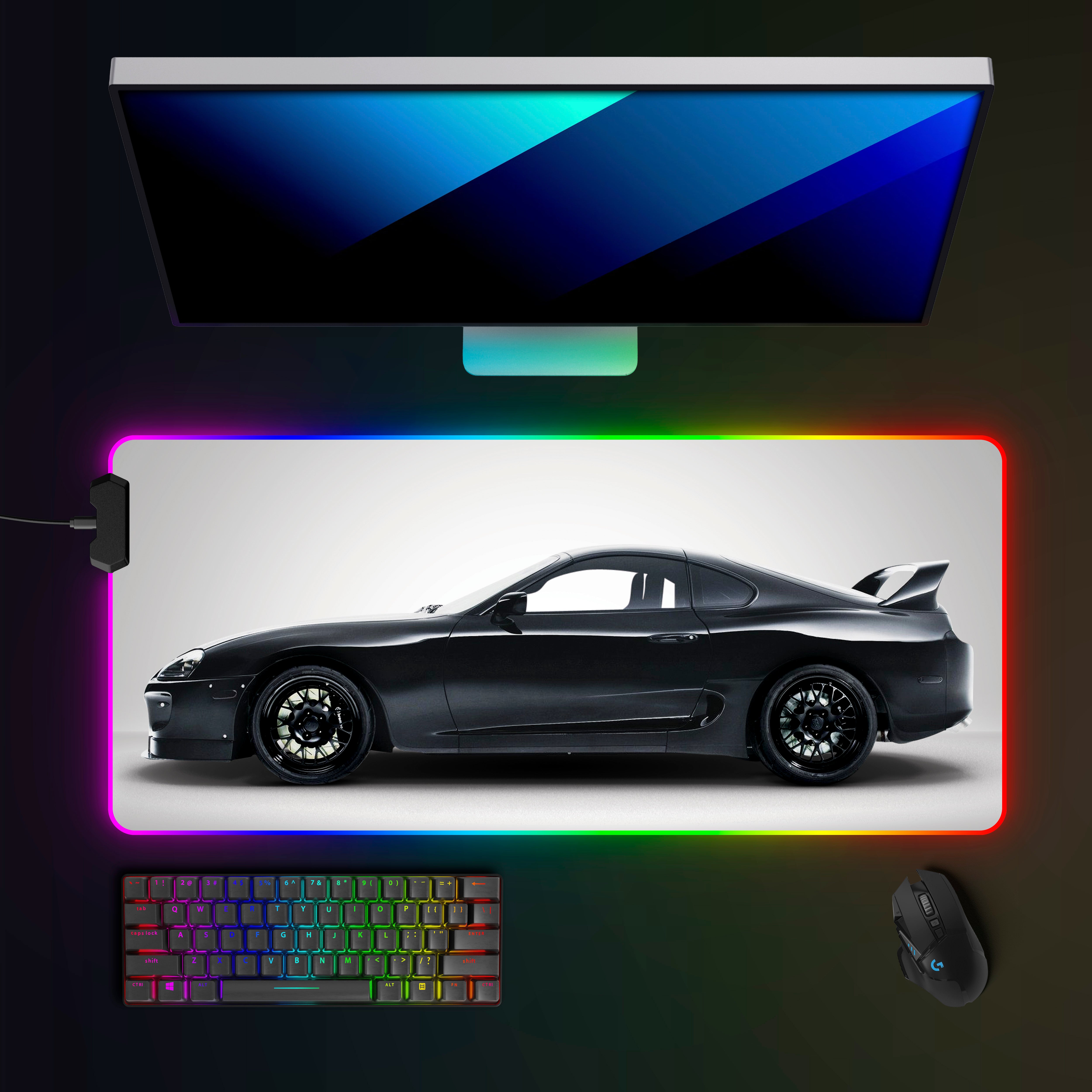Toyota Supra Mk4 RGB Mousepad
