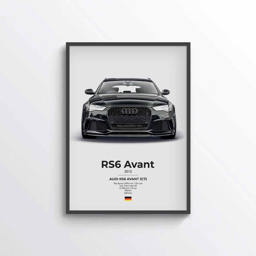 Audi RS6 Avant (C7) Poster - car - artistry